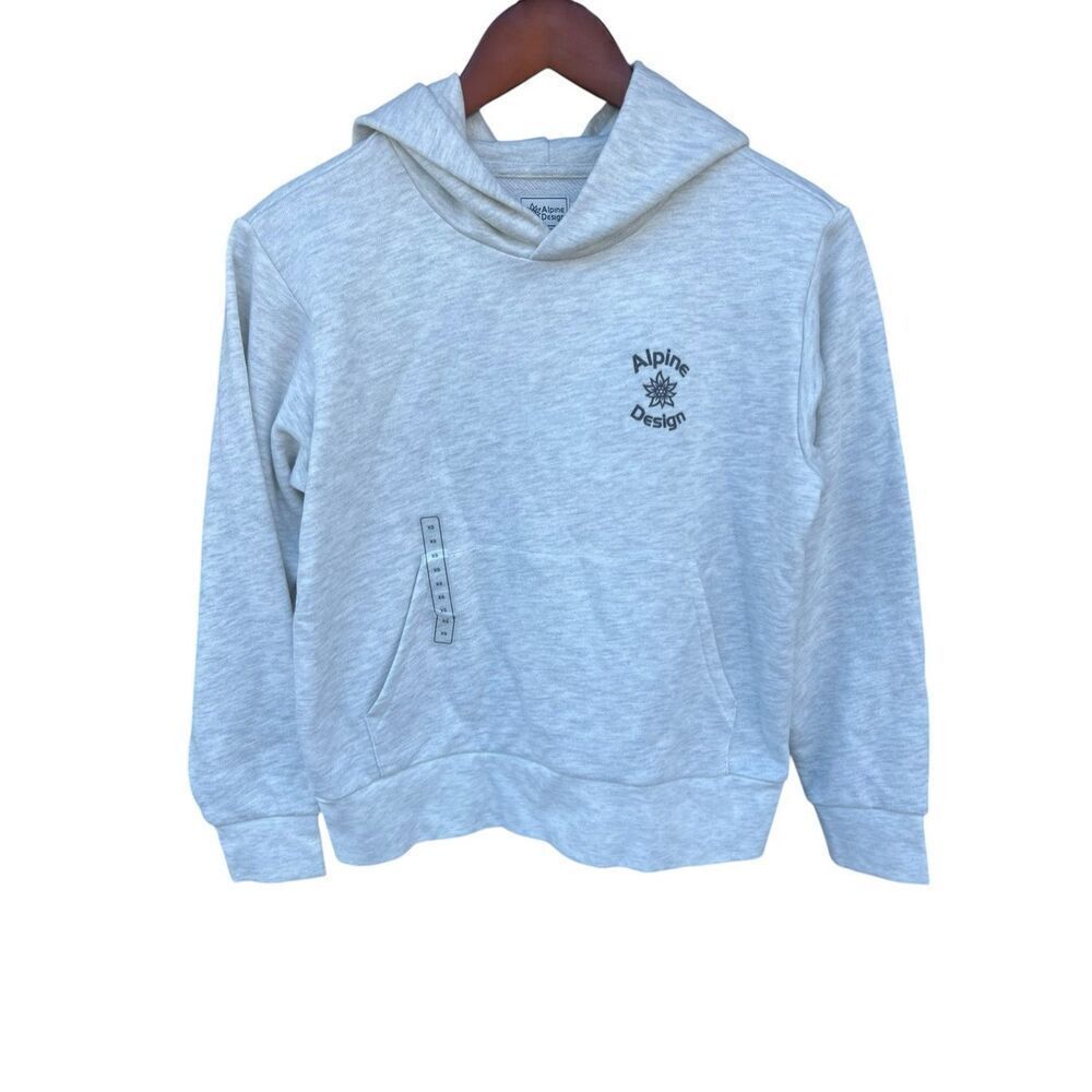 Alpine design women’s XS cream heather hike hoodie pull over SOFT new
